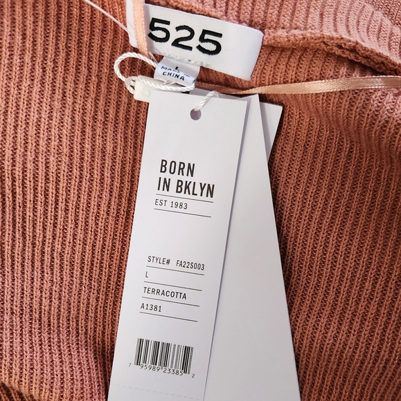 New!525 America Cozy Rust Cardigan Sweater - Picture 8 of 10